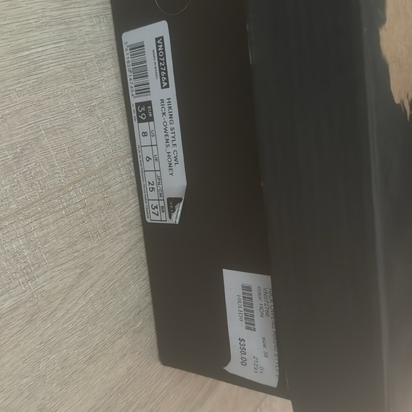 Rick Owen’s x Veja Hiking Sneakers 39 - Picture 5 of 5